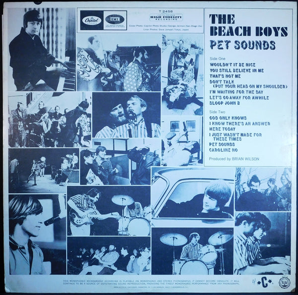 BEACH BOYS PET SOUNDS MONO 1ST PRESSING