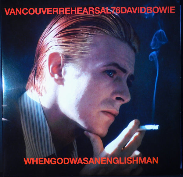 DAVID BOWIE  WHEN GOD WAS AN ENGLISHMAN BLUE & WHITE VINYL