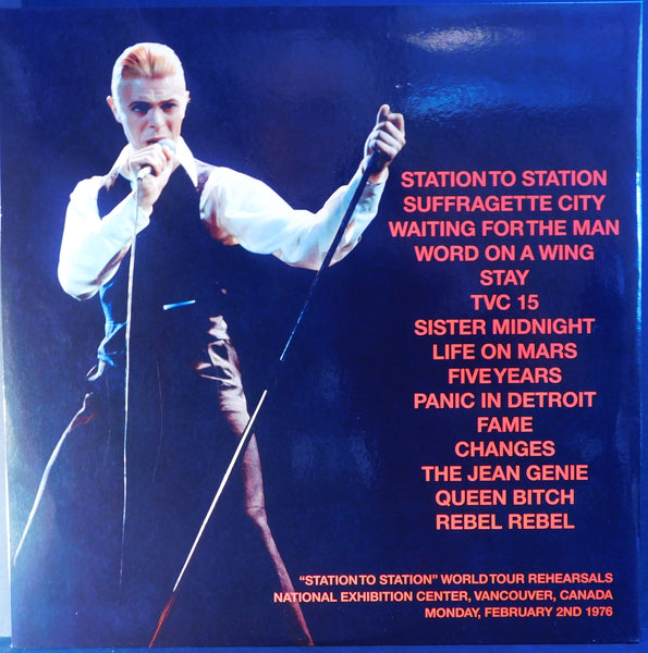 DAVID BOWIE  WHEN GOD WAS AN ENGLISHMAN BLUE & WHITE VINYL