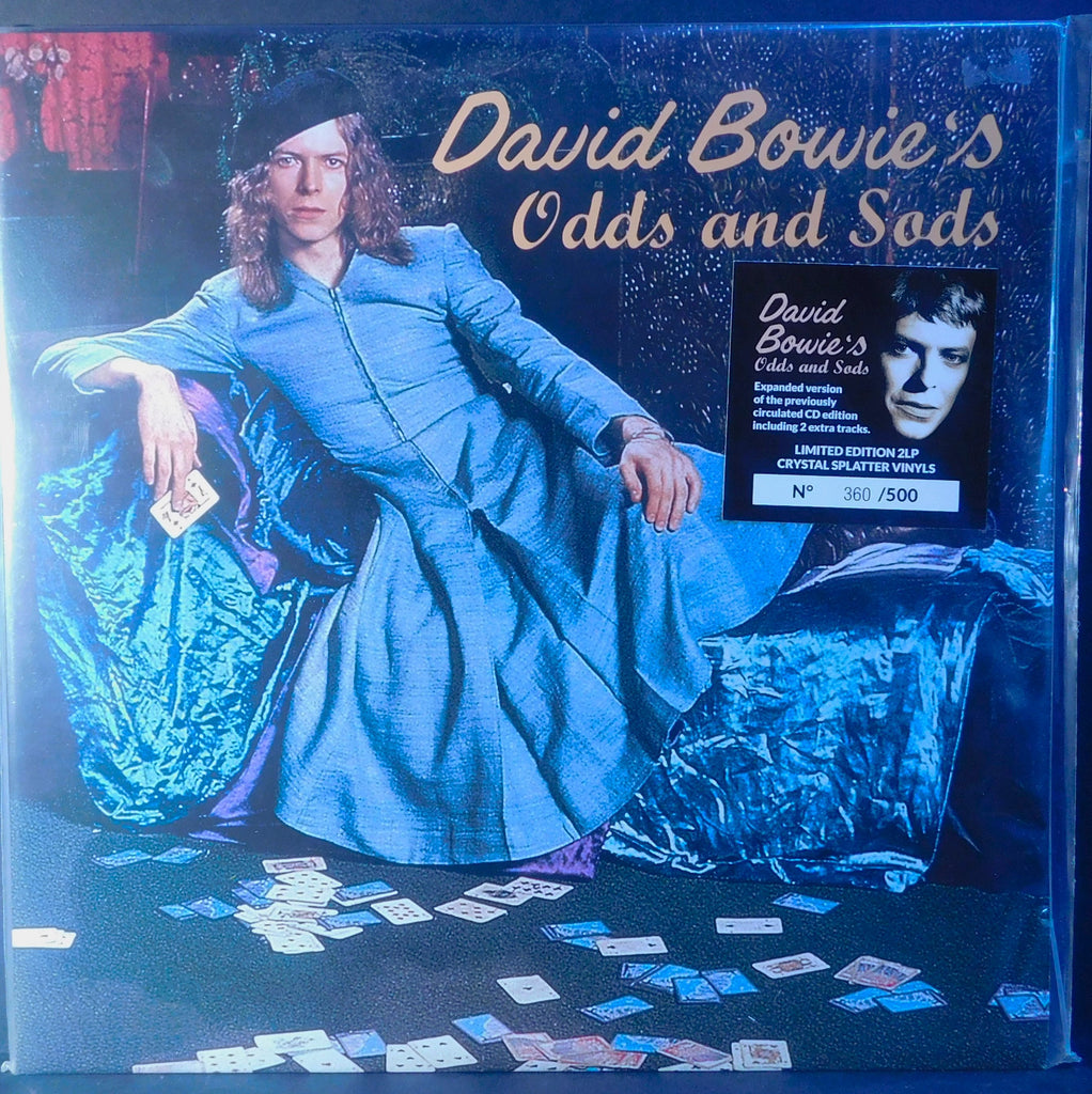 DAVID BOWIE ODDS AND SODS CRYSTAL BLUE SPLATTER VINYL