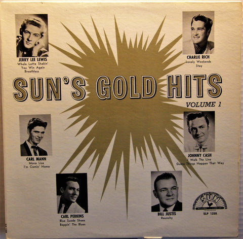 SUN'S GOLD HITS VOL.1 ORIGINAL 1961 PRESS