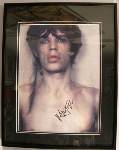 ROLLING STONES MICK JAGGER BOOK PAGE
