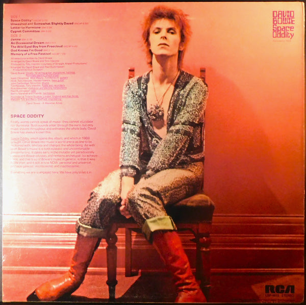 DAVID BOWIE  SPACE ODDITY WITH POSTER