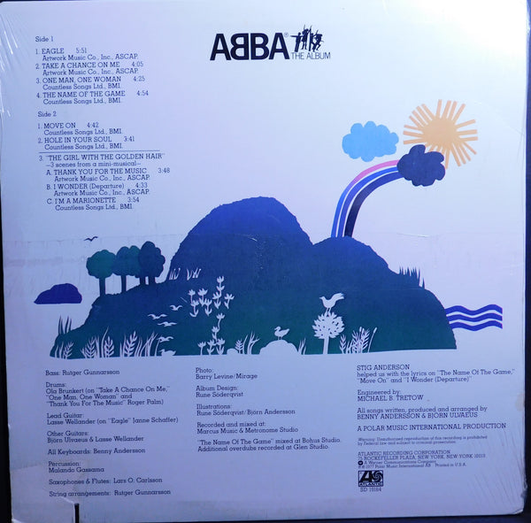 ABBA THE ALBUM ORIGINAL 1977 LP STILL SEALED