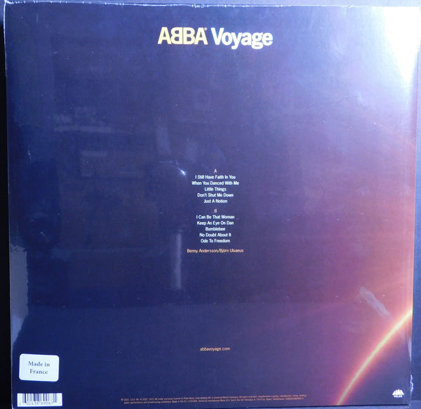 ABBA VOYAGE    BLUE VINYL