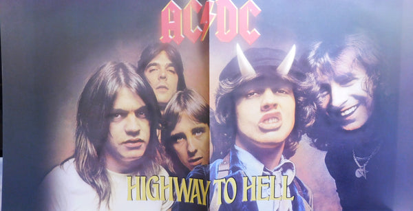 AC/DC  HIGHWAY TO HELL BRITISH MARBLE VINYL