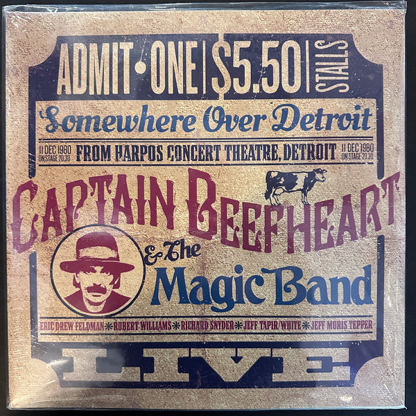 CAPTAIN BEEFHEART AND THE MAGIC BAND SOMEWHERE OVER DETROIT