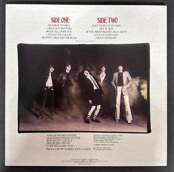 AC/DC HIGHWAY TO HELL ON BURNT FLESH COLORED VINYL