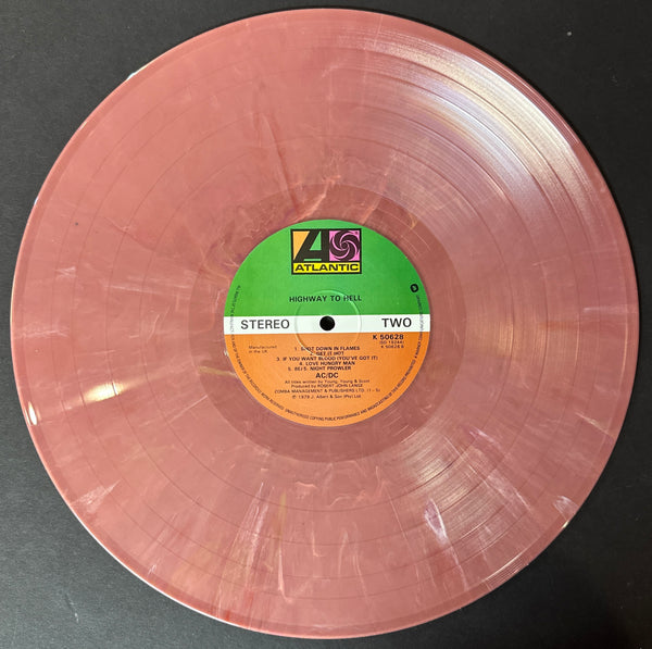 AC/DC HIGHWAY TO HELL ON BURNT FLESH COLORED VINYL