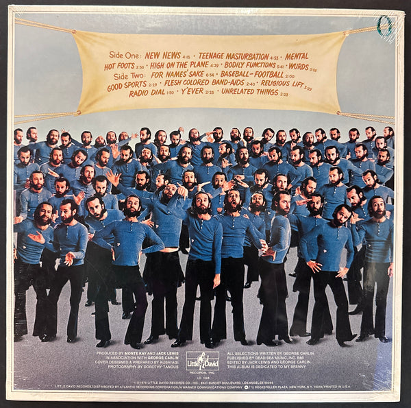 GEORGE CARLIN AN EVENING WITH WALLY LONDO FEATURING BILL SLASZO