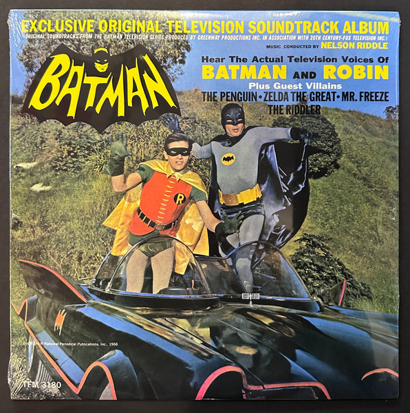 NELSON RIDDLE BATMAN EXCLUSIVE ORIGINAL TELEVISION SOUNDTRACK