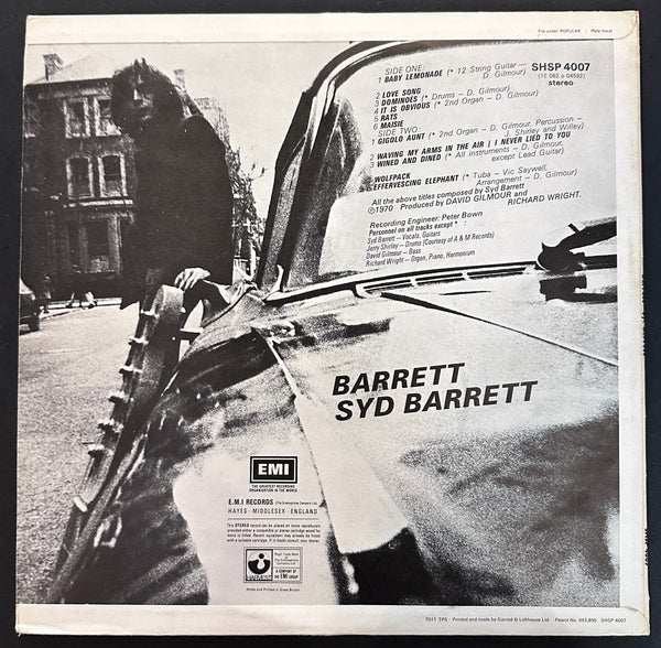 SYD BARRETT BARRETT