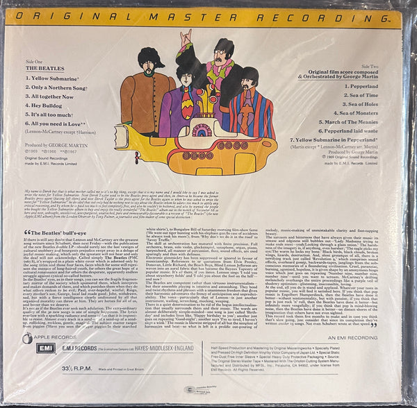BEATLES YELLOW SUBMARINE M.F.S.L
