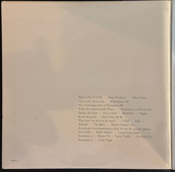 BEATLES WHITE ALBUM NO. 2494437