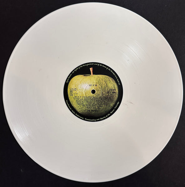 BEATLES LET IT BE WHITE VINYL