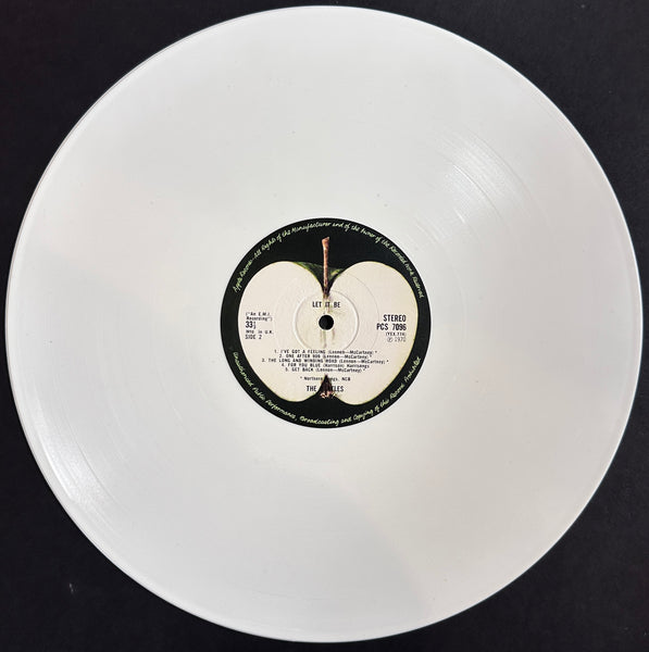 BEATLES LET IT BE WHITE VINYL