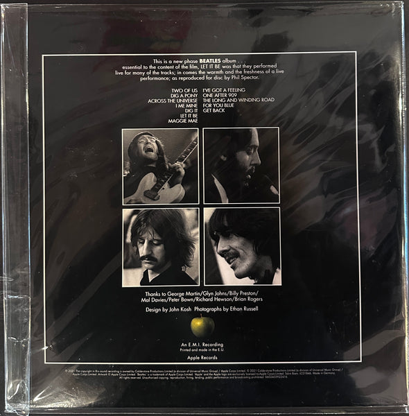 BEATLES LET IT BE PICTURE DISC
