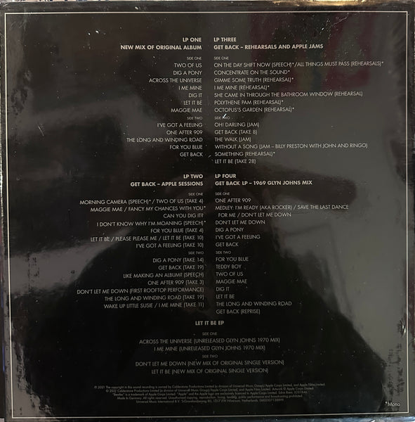 BEATLES LET IT BE 5LP BOXSET