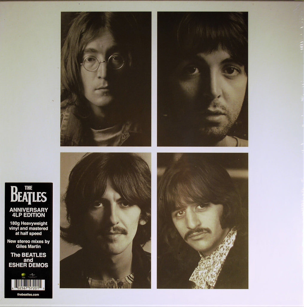 BEATLES 50TH ANNIVERSARY DELUXE 4-LP WHITE ALBUM