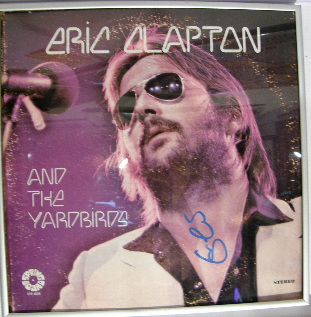 ERIC CLAPTON  SIGNED ALBUM COVER